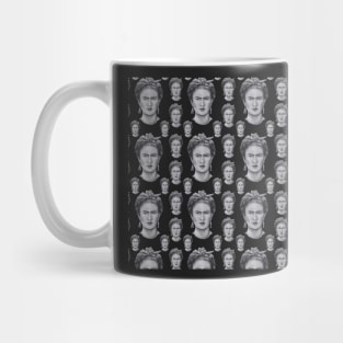 Mexican Painter Portrait Pattern Mug